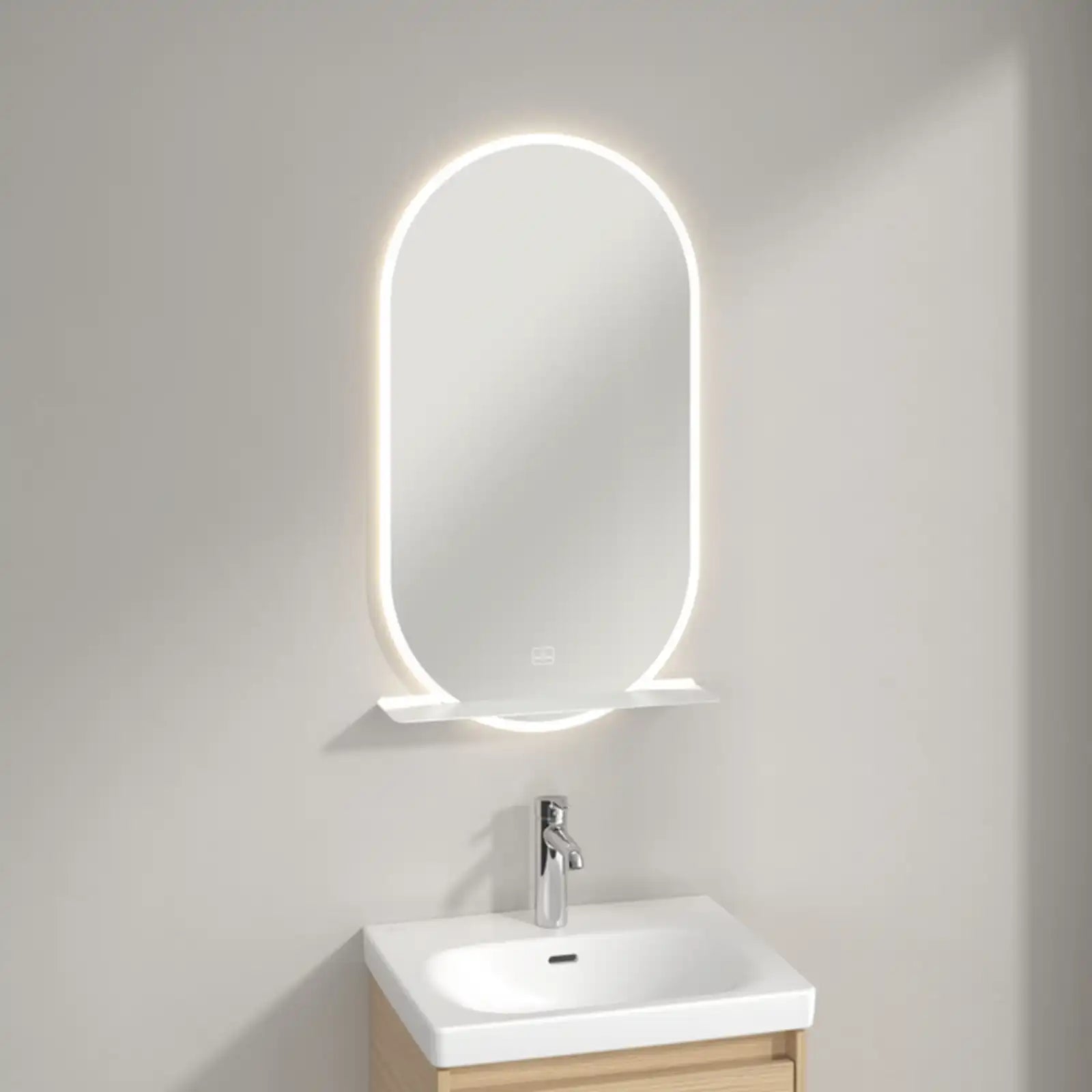 Villeroy & Boch More to See Lite+ Mirror with Lighting 500 x 900 x 23 mm