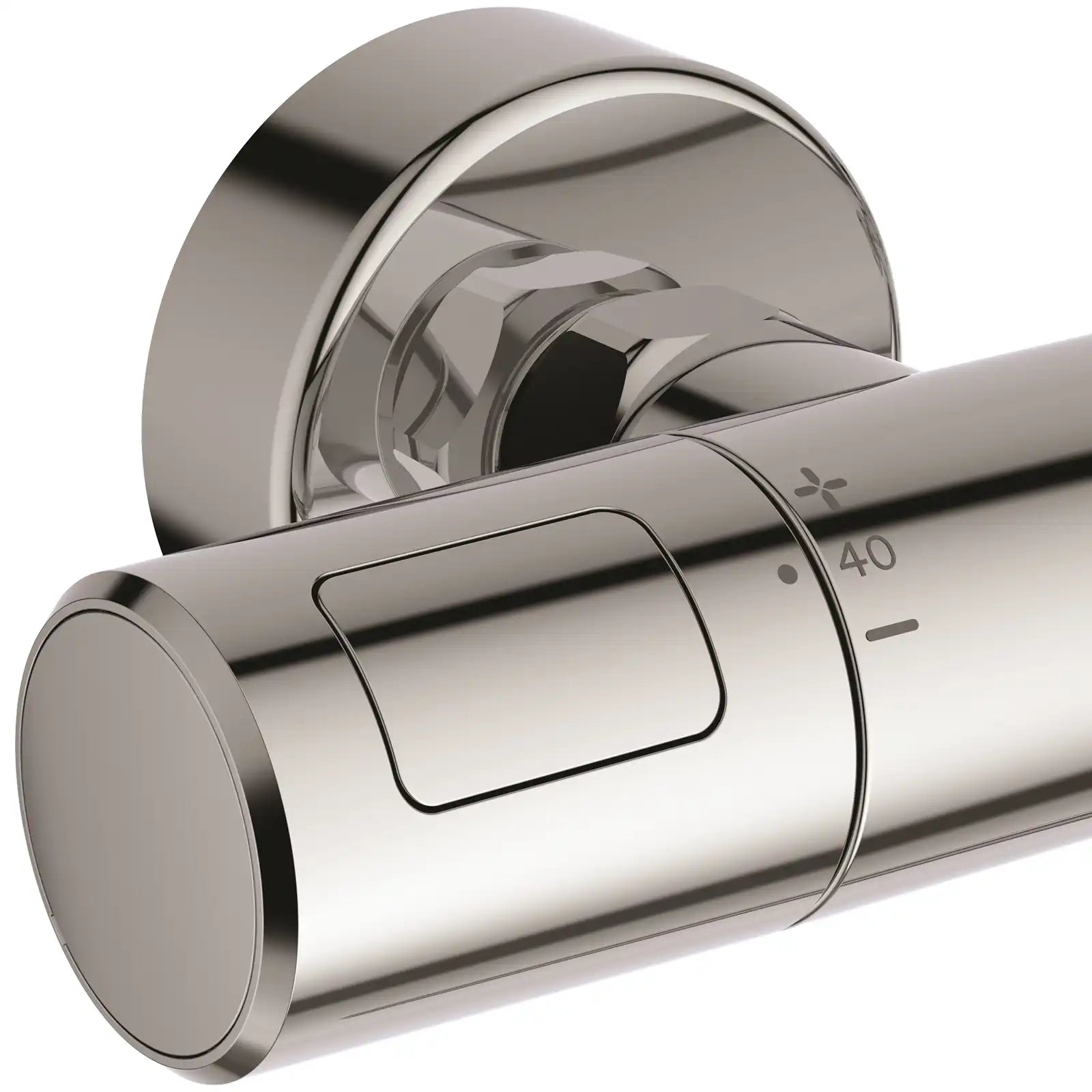 Ideal Standard Ceratherm T25N Chrome Exposed Thermostatic Shower Mixer Pack, 600mm Rail with Round 2 Function Handspray & 1750mm Shower Hose A8517AA