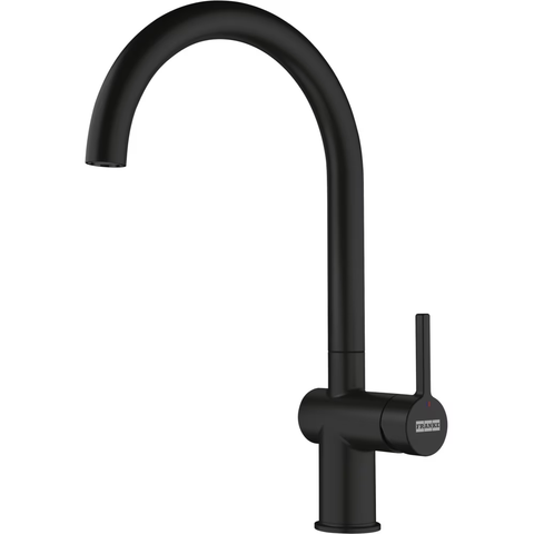 Franke Active Matt Black Single Lever Spray Kitchen Sink Mixer Tap ACTIVELSWIVELMB