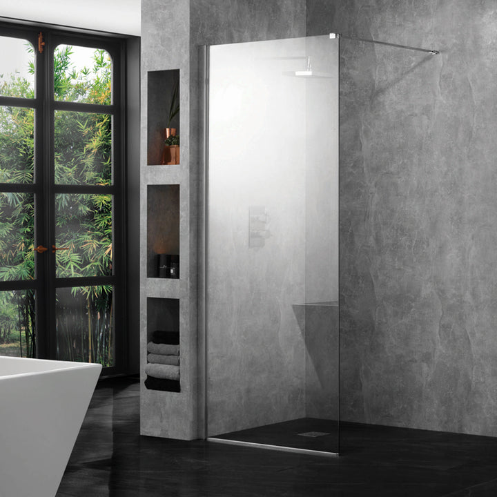 Aquadart Wetroom 10 Polished Silver Wetroom Profile AQ2050S