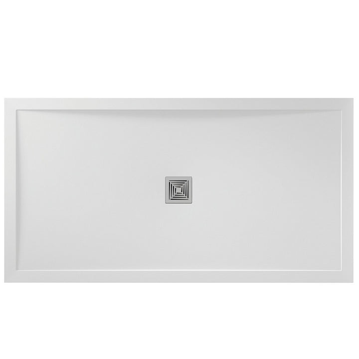 Aquadart Aqualavo Gloss White Rectangle Shower Tray 1500x900mm AQ5608/000