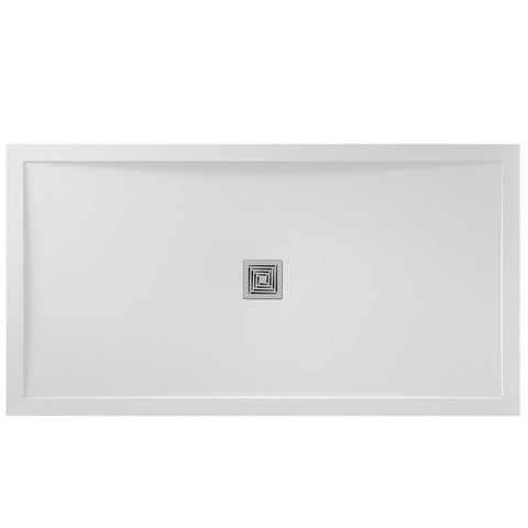 Aquadart Aqualavo Gloss White Rectangle Shower Tray 1500x900mm AQ5608/000