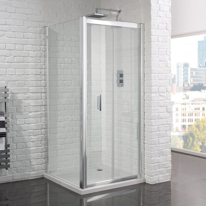 Aquadart Venturi 6 Frameless Bi-fold Shower Door 900mm AQ9317S