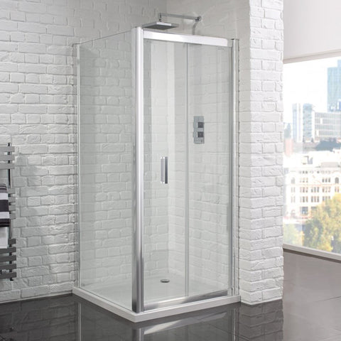 Aquadart Venturi 6 Frameless Bi-fold Shower Door 900mm AQ9317S