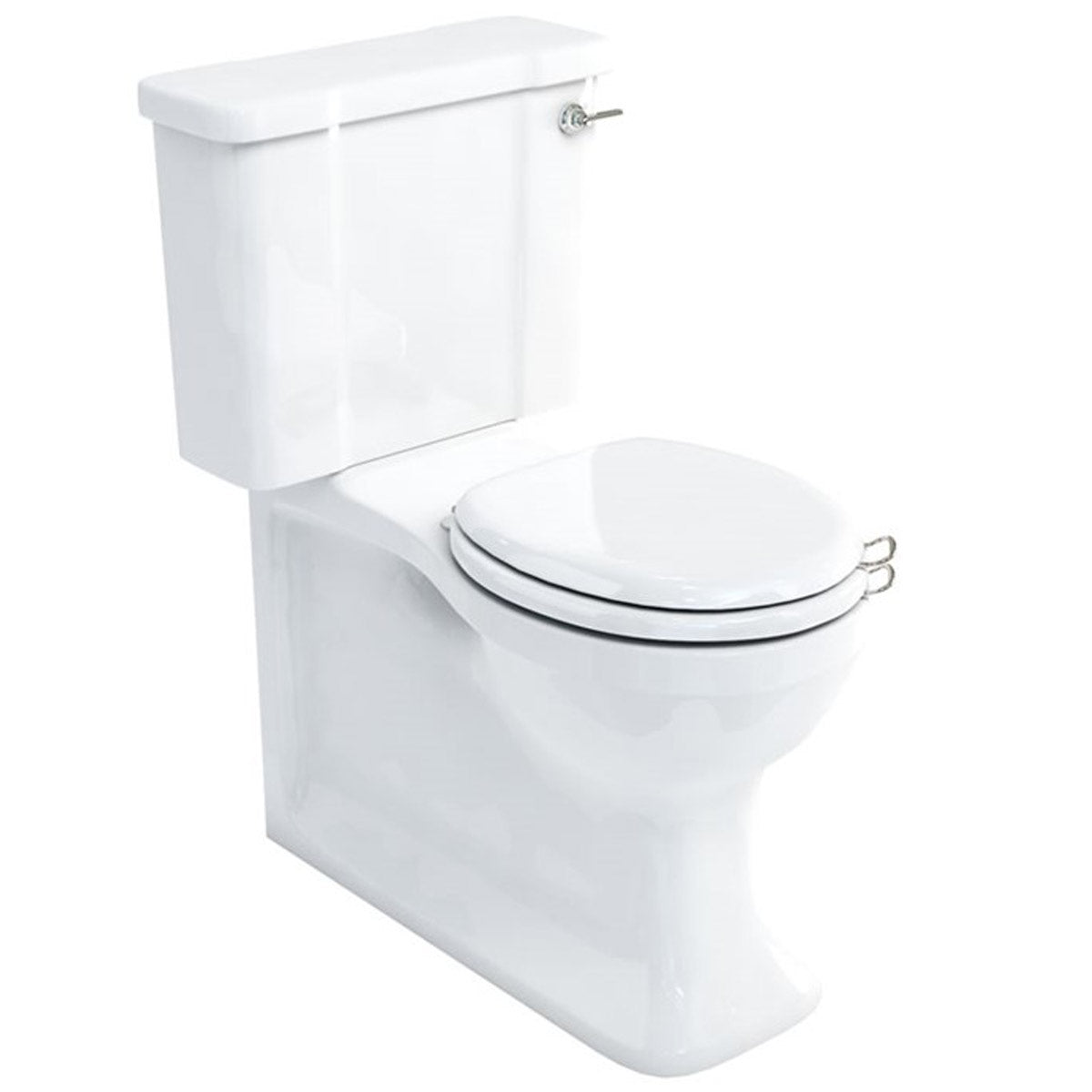 Burlington Arcade White Gloss Full Back To Wall Close Coupled Pan & Dual Flush Cistern