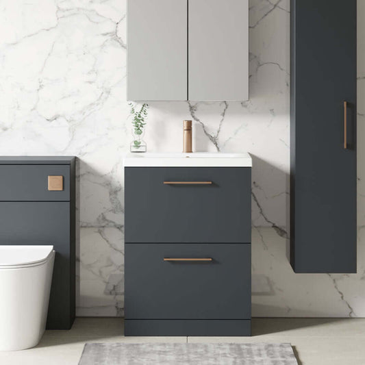 Nuie Arno Floor Standing Vanity Unit & Basin