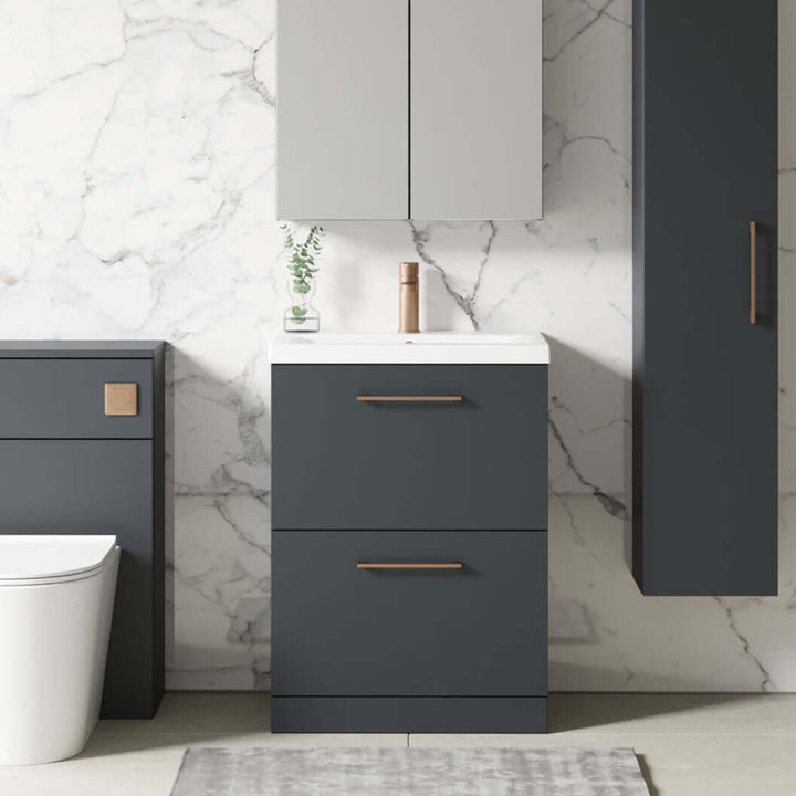 Nuie Arno Floor Standing Vanity Unit & Basin