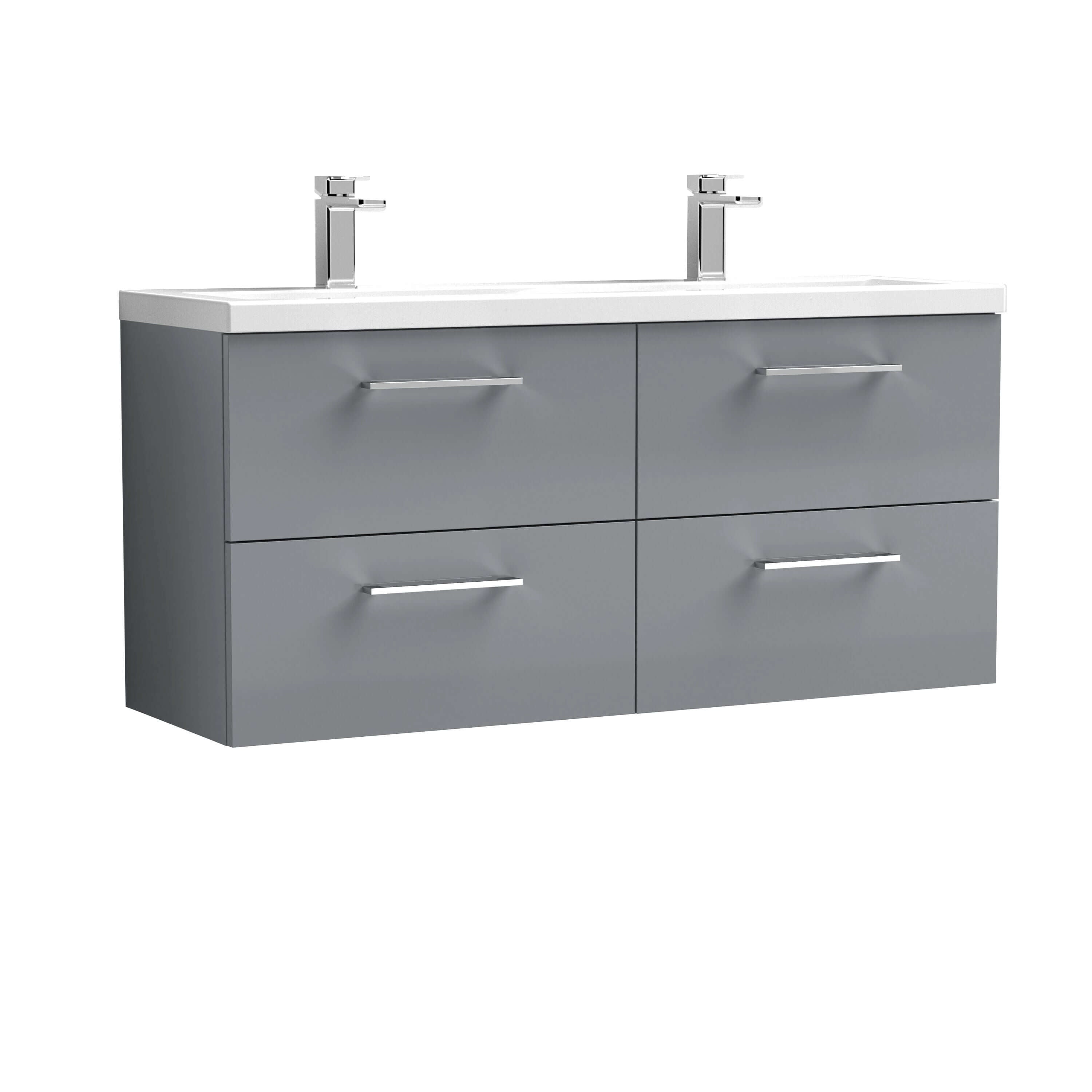 Nuie Arno Wall Hung Vanity Unit with Basin