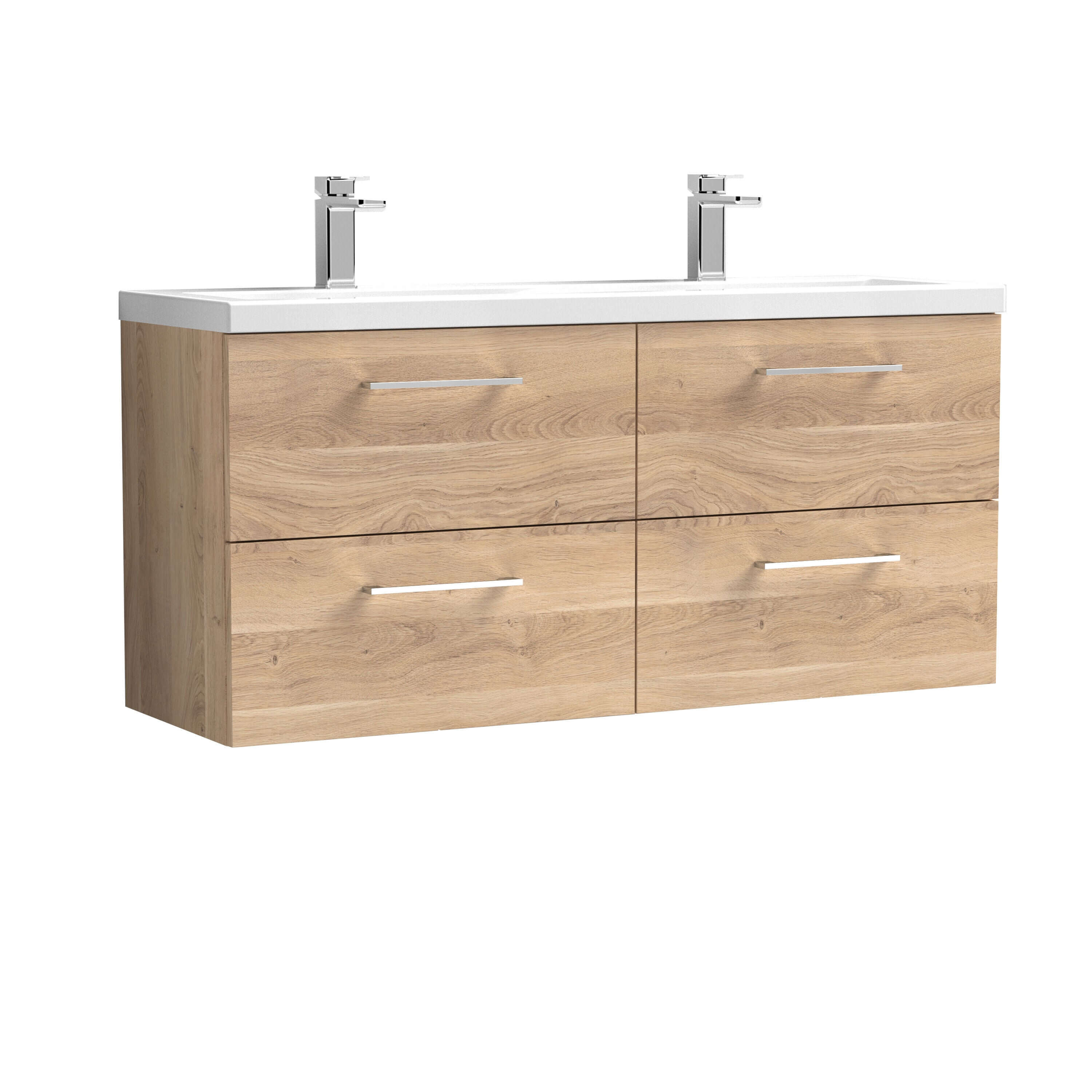 Nuie Arno Wall Hung Vanity Unit with Basin