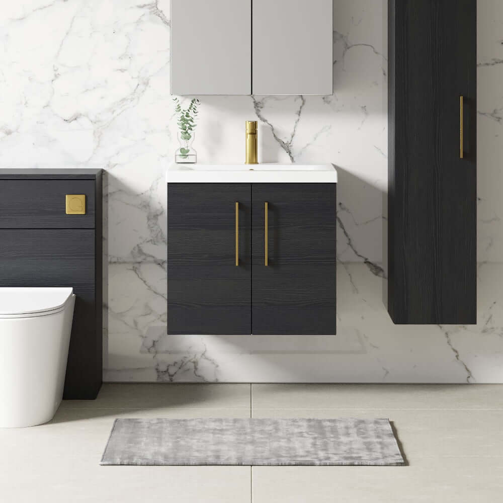 Nuie Arno Wall Hung Vanity Unit with Basin