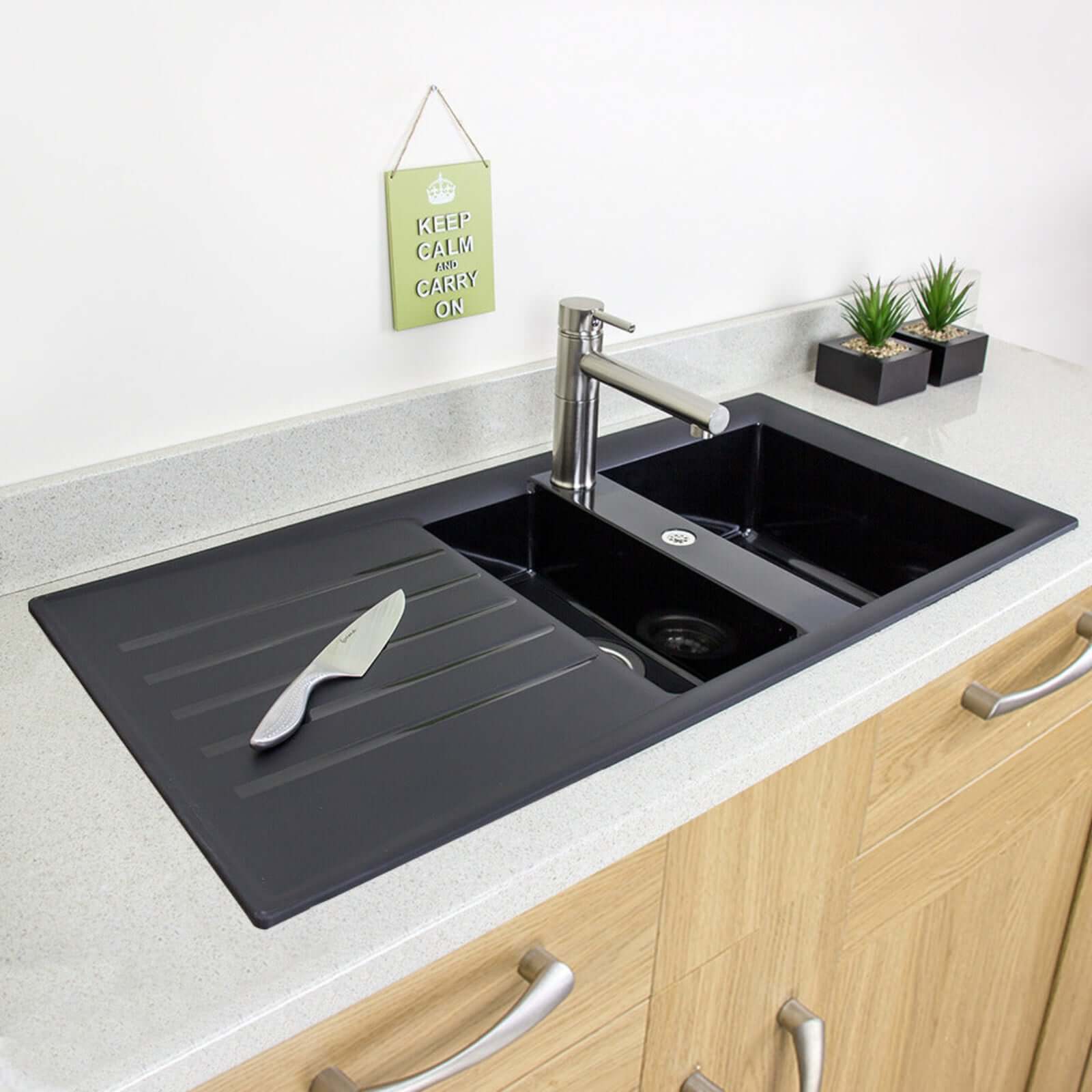 Astini Fiorello 1.0 & 1.5 Bowl Composite Synthetic Kitchen Sink & Waste