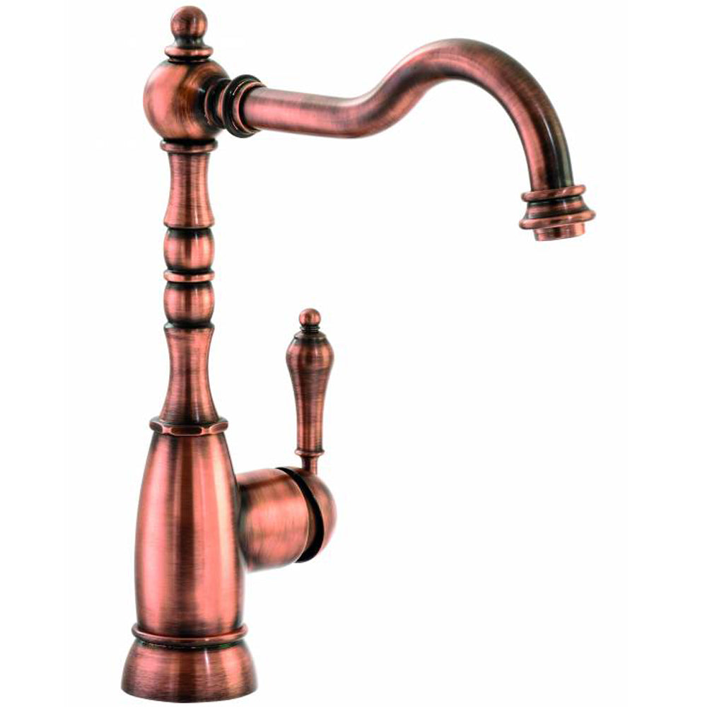 Abode Bayenne Century Copper Bridge Single Lever Kitchen Sink Tap AT3087