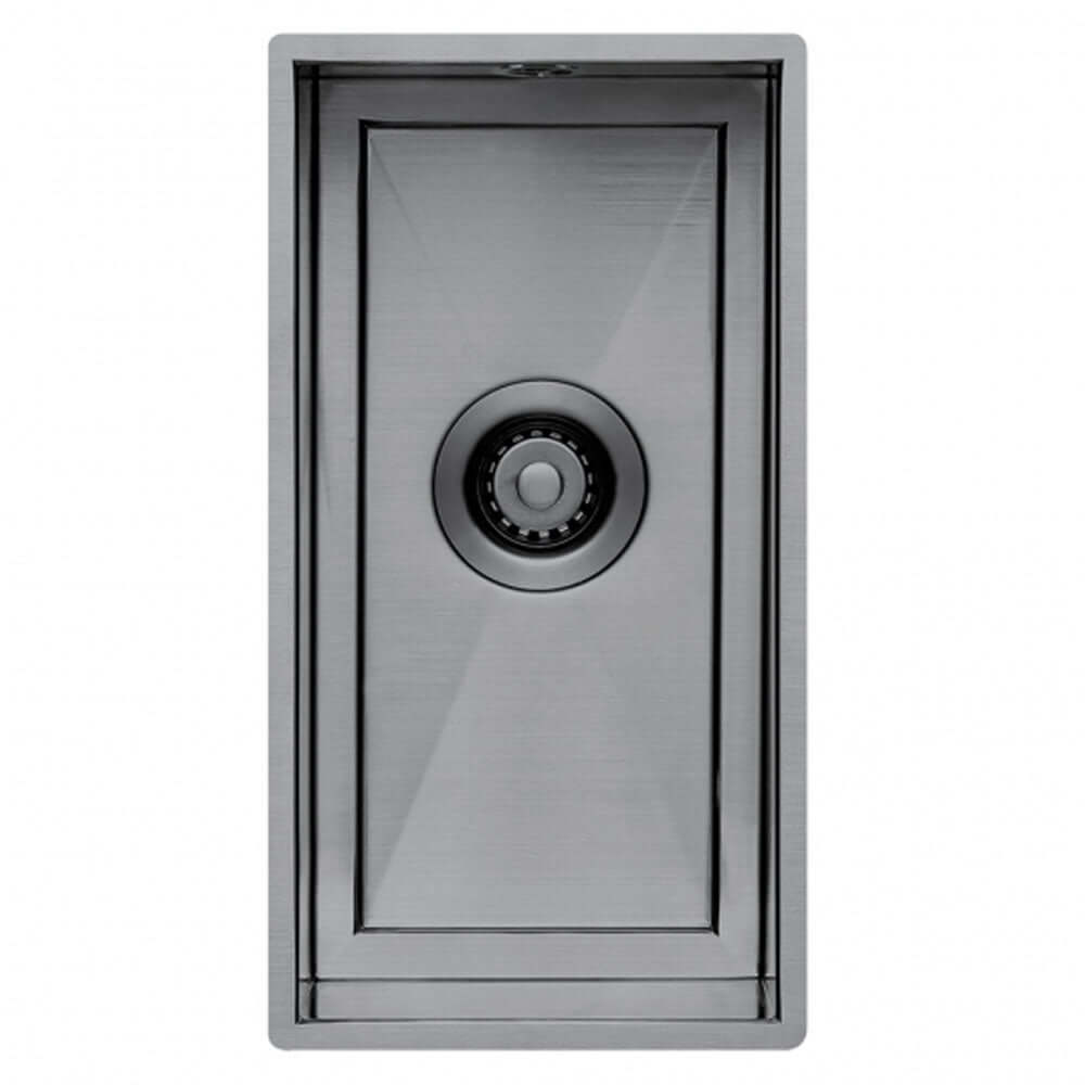 The 1810 Company Axixuno SET B -355U & 150U 1.5 Bowl Undermount Kitchen Sink & Waste