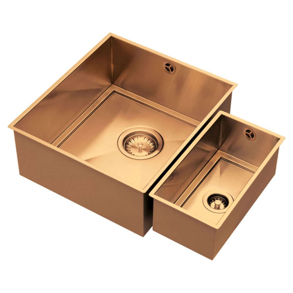 The 1810 Company Axixuno SET B -355U & 150U 1.5 Bowl Undermount Kitchen Sink & Waste