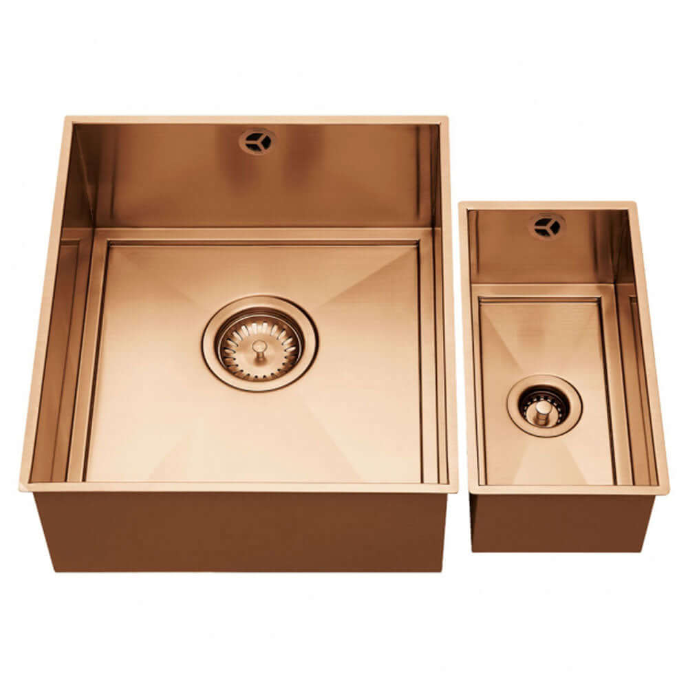 The 1810 Company Axixuno SET B -355U & 150U 1.5 Bowl Undermount Kitchen Sink & Waste