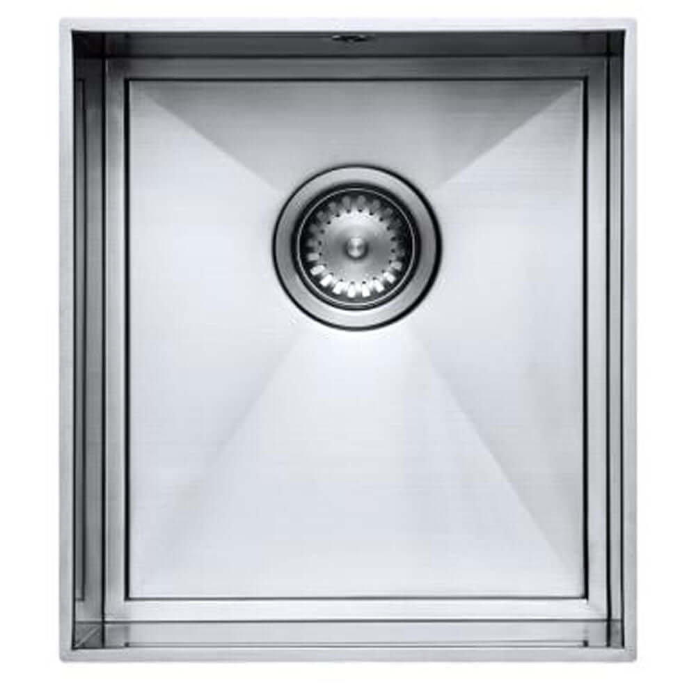 The 1810 Company Axixuno SET B -355U & 150U 1.5 Bowl Undermount Kitchen Sink & Waste