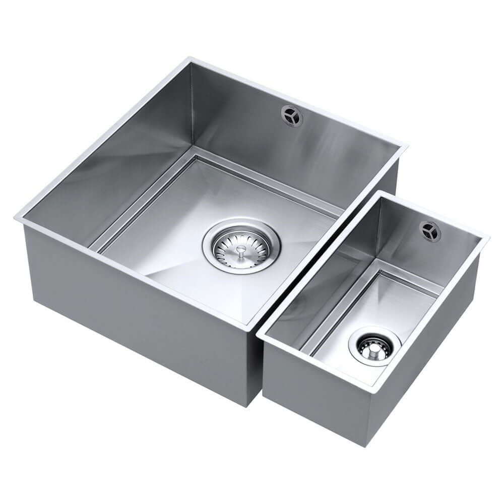 The 1810 Company Axixuno SET B -355U & 150U 1.5 Bowl Undermount Kitchen Sink & Waste