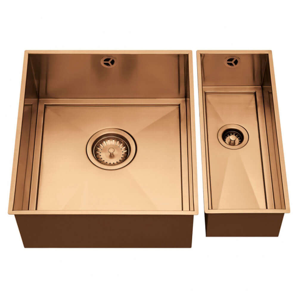 The 1810 Company Axixuno SET A -355U & 150U 1.5 Bowl Undermount Kitchen Sink & Waste