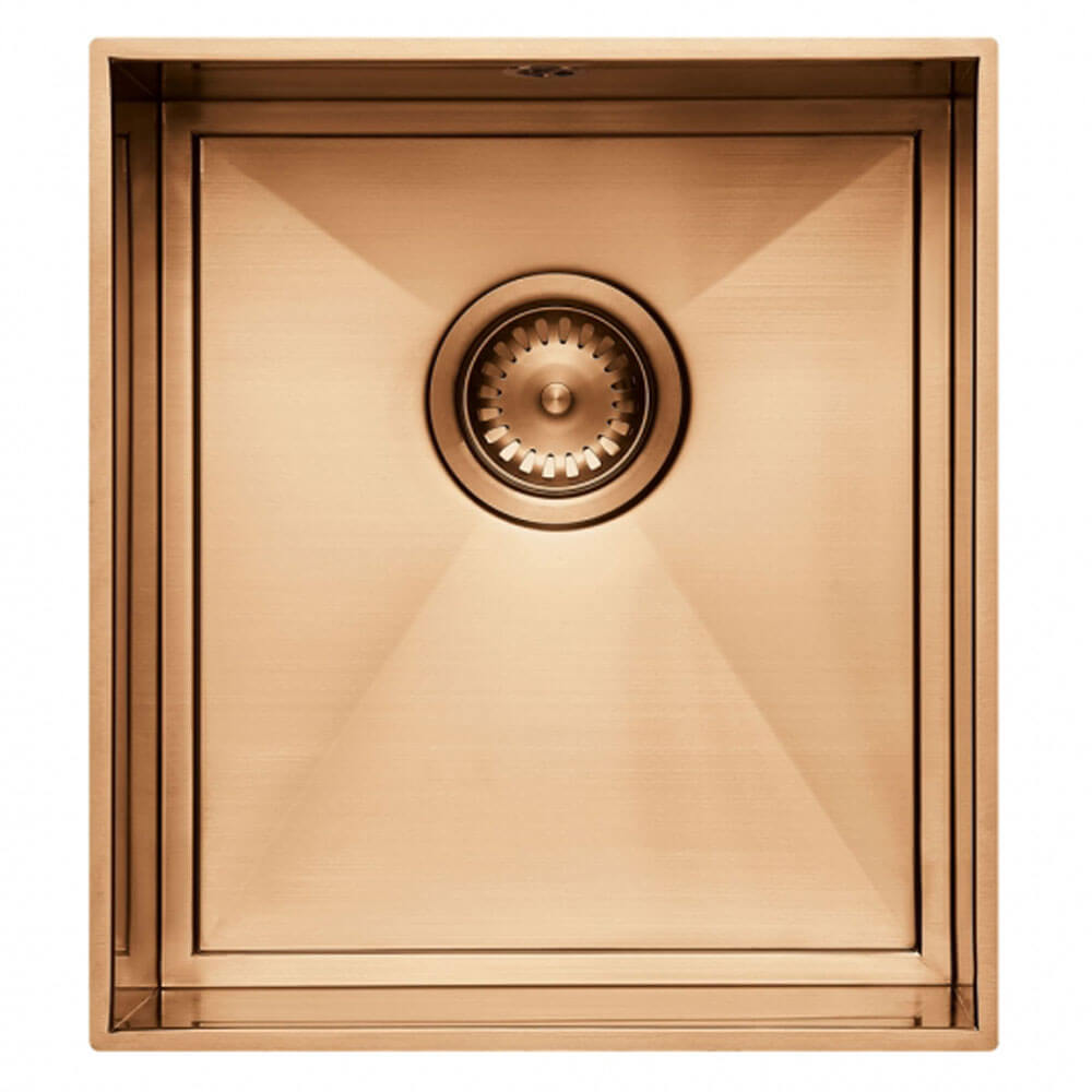 The 1810 Company Axixuno SET A -355U & 150U 1.5 Bowl Undermount Kitchen Sink & Waste