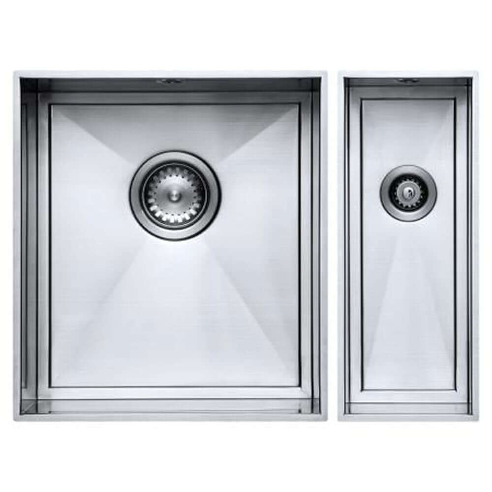 The 1810 Company Axixuno SET A -355U & 150U 1.5 Bowl Undermount Kitchen Sink & Waste