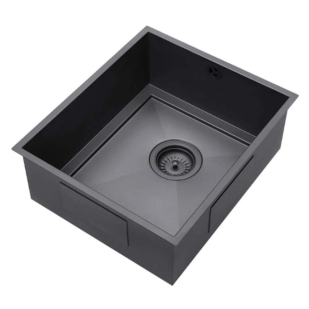 The 1810 Company Axixuno 355U QG 1.0 Bowl Undermount Kitchen Sink & Waste