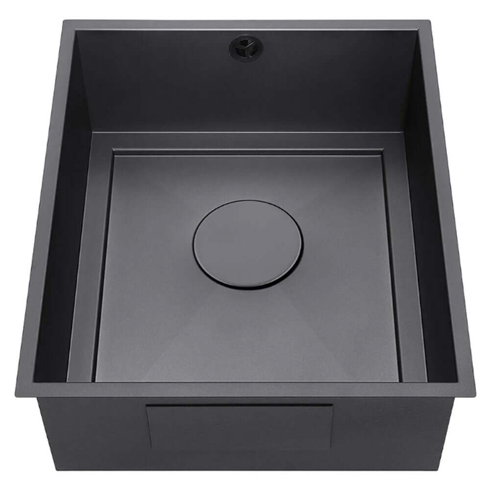 The 1810 Company Axixuno 355U QG 1.0 Bowl Undermount Kitchen Sink & Waste