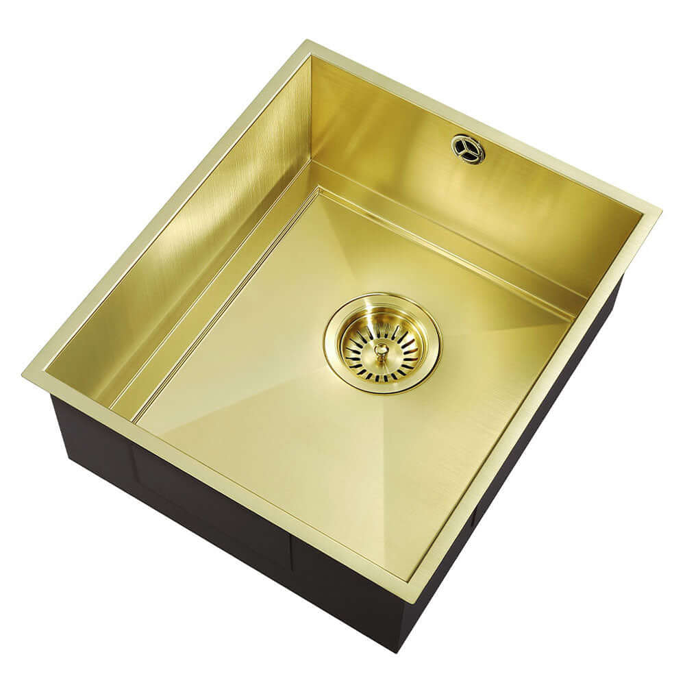 The 1810 Company Axixuno 355U QG 1.0 Bowl Undermount Kitchen Sink & Waste