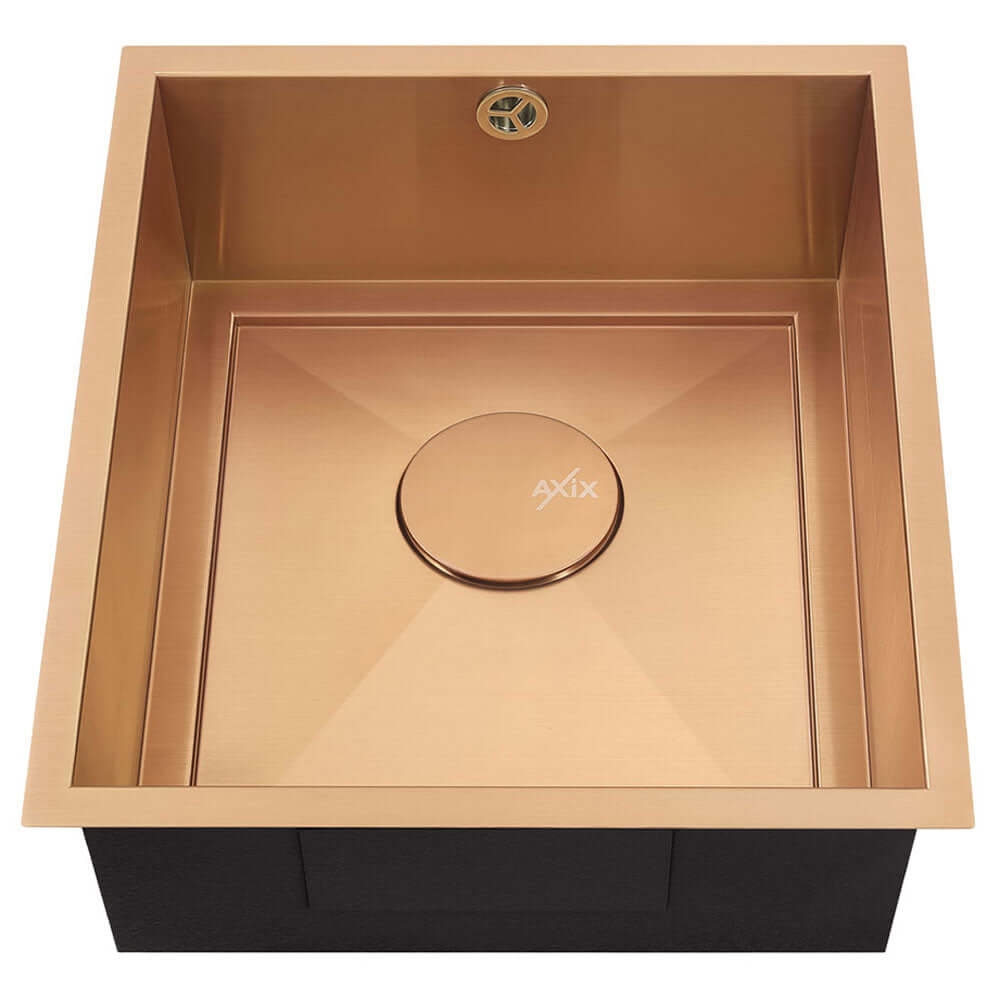 The 1810 Company Axixuno 355U QG 1.0 Bowl Undermount Kitchen Sink & Waste