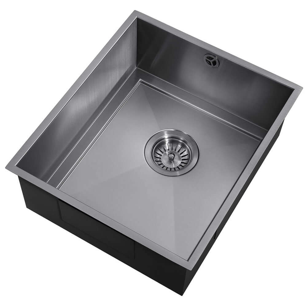 The 1810 Company Axixuno 355U QG 1.0 Bowl Undermount Kitchen Sink & Waste