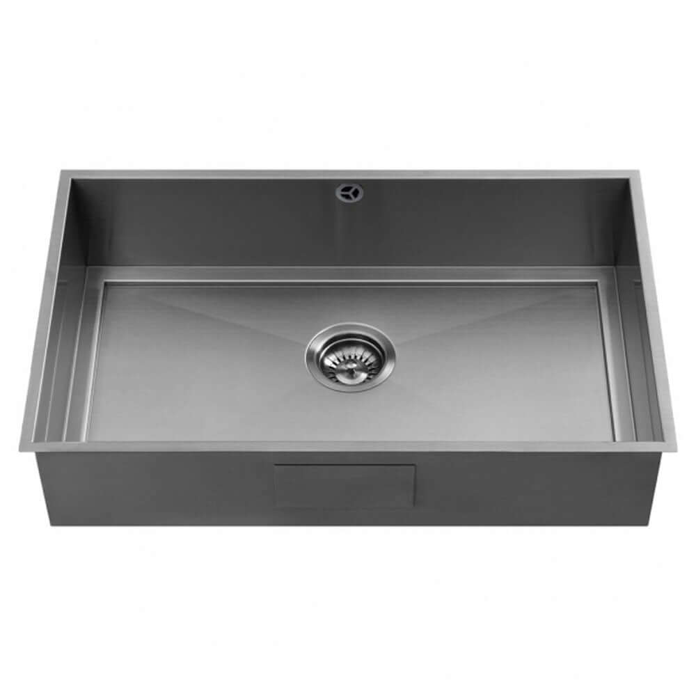The 1810 Company Axixuno 700U QG 1.0 Bowl Undermount Kitchen Sink & Waste