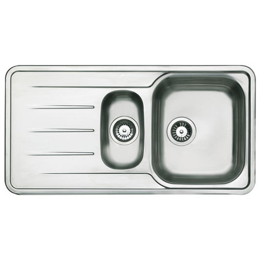 Astracast Topaz 1.5 Bowl Polished Stainless Steel Kitchen Sink TP15XXHOMESK