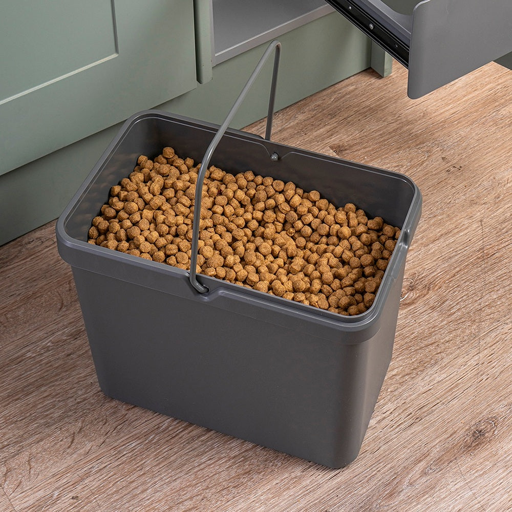 Caple Base Mounted 19L Single Kitchen Waste Bin for 300mm Cabinets