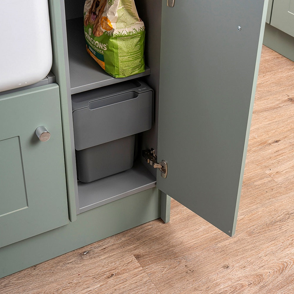 Caple Base Mounted 19L Single Kitchen Waste Bin for 300mm Cabinets