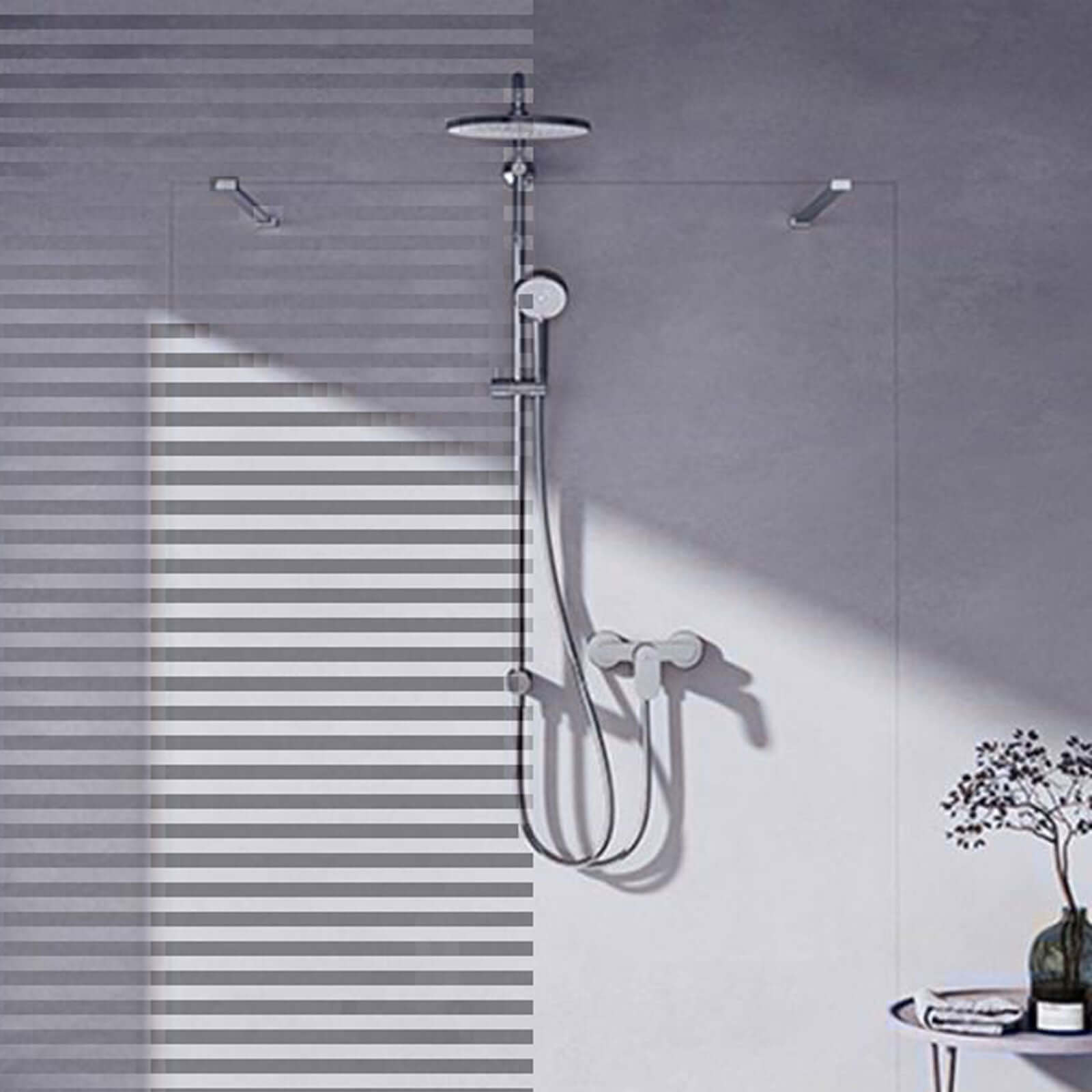 Ideal Standard Ceratherm T25 Chrome Exposed Shower System