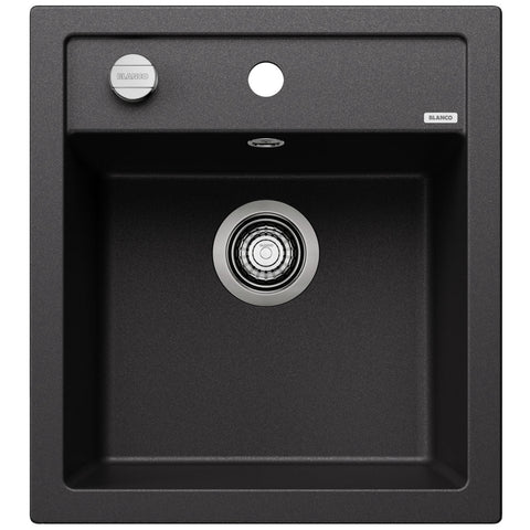 Blanco Dalago 45 1.0 Bowl Anthracite Black Silgranit Granite Kitchen Sink