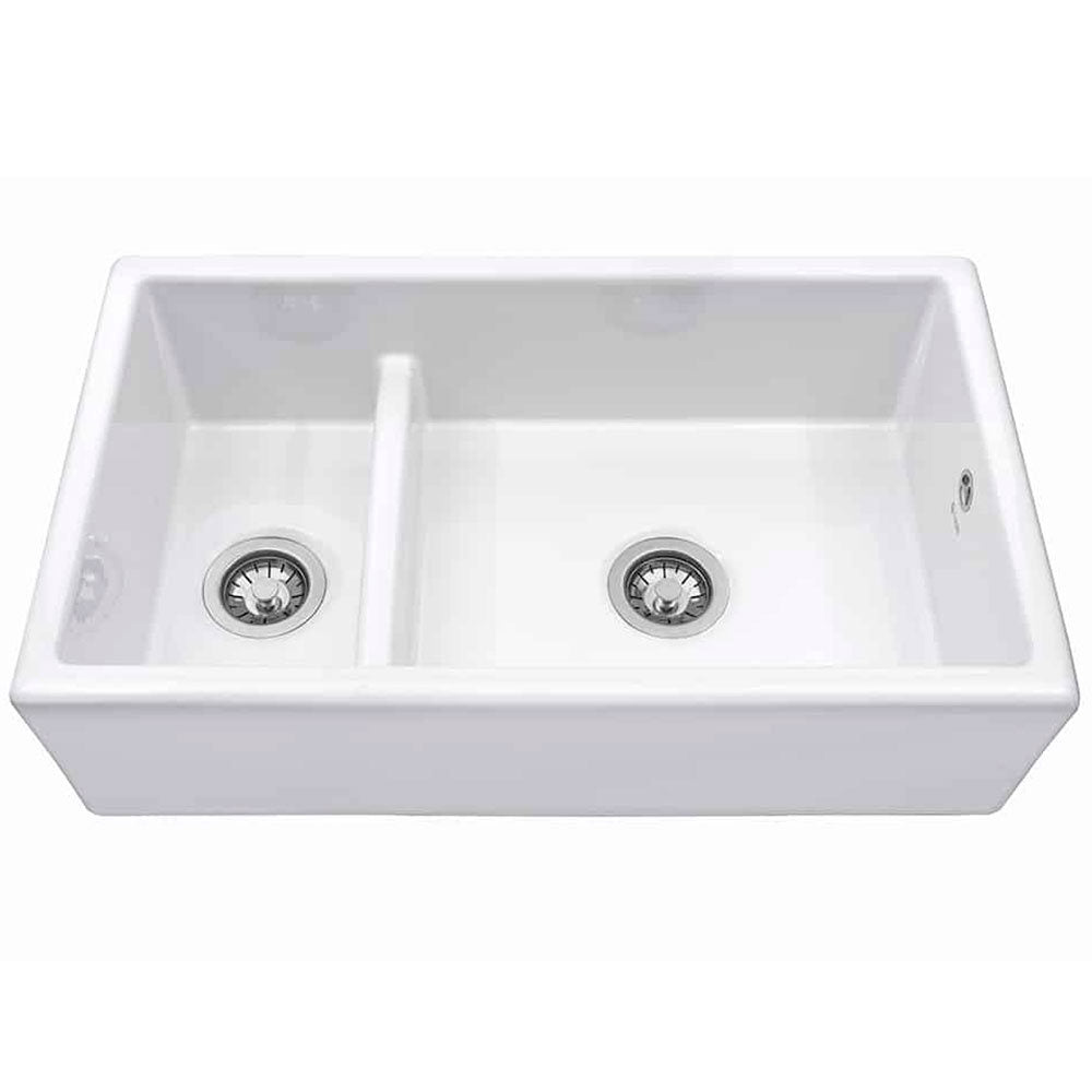 Caple Blagdon 1.5 Bowl White Ceramic Sink BLAGDON