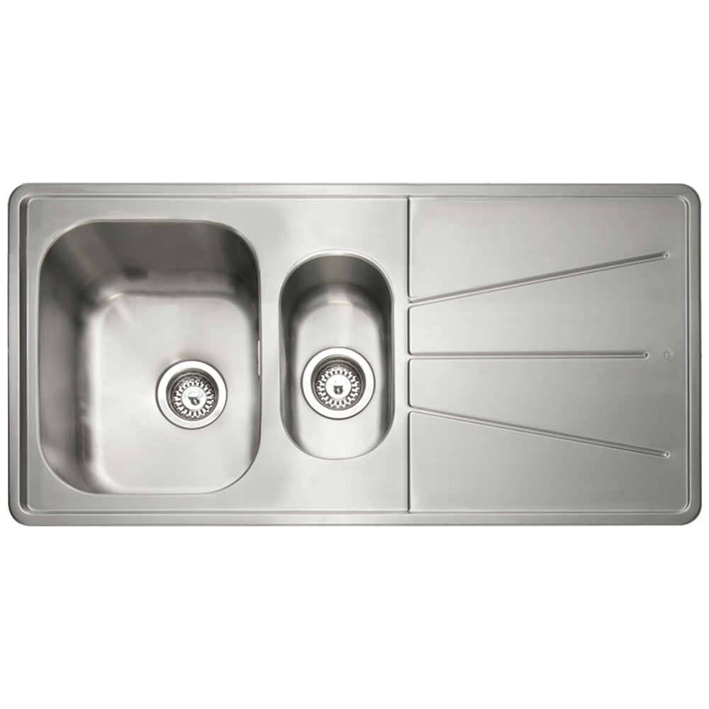 Caple Blaze 150 1.5 Bowl Stainless Steel Kitchen Sink & Waste BZ150