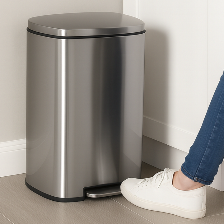 Inmotion 50L Stainless Steel Pedal Bin with Removable Inner Bin