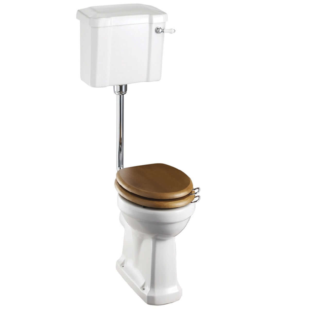 Burlington Standard White Low Level WC Toilet Pan with 440 Lever Cistern