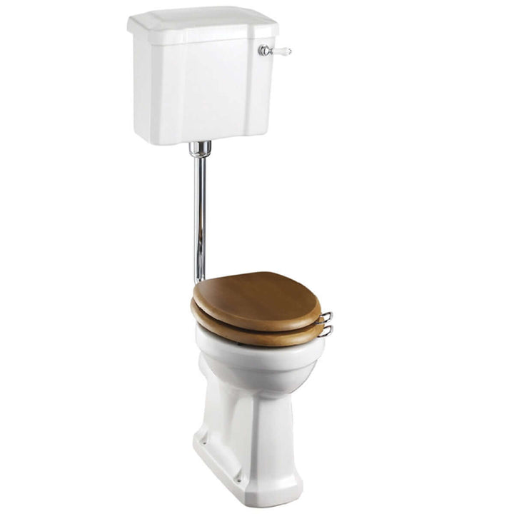 Burlington Standard White Low Level WC Toilet Pan with 440 Lever Cistern