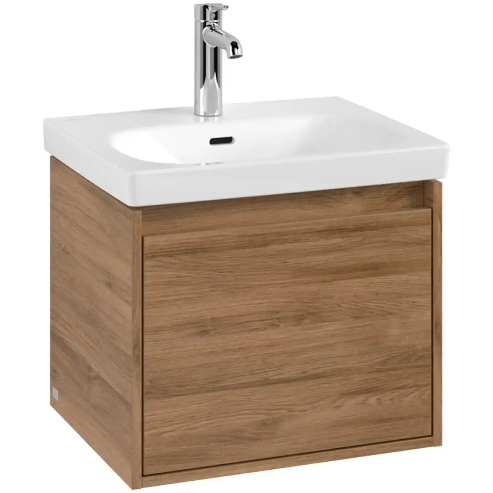 Villeroy & Boch Skyla Oak Kansas 1 Pull Out Element Vanity Unit & White Alpin Washbasin C78300RH+5A515501