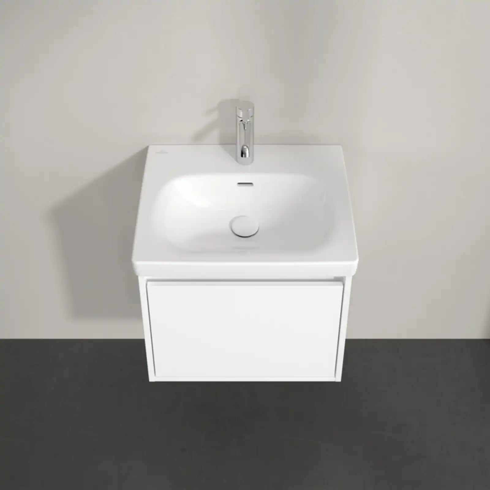 Villeroy & Boch Skyla Brilliant White 1 Pull Out Element Vanity Unit & White Alpin Washbasin C78300VE+5A515501
