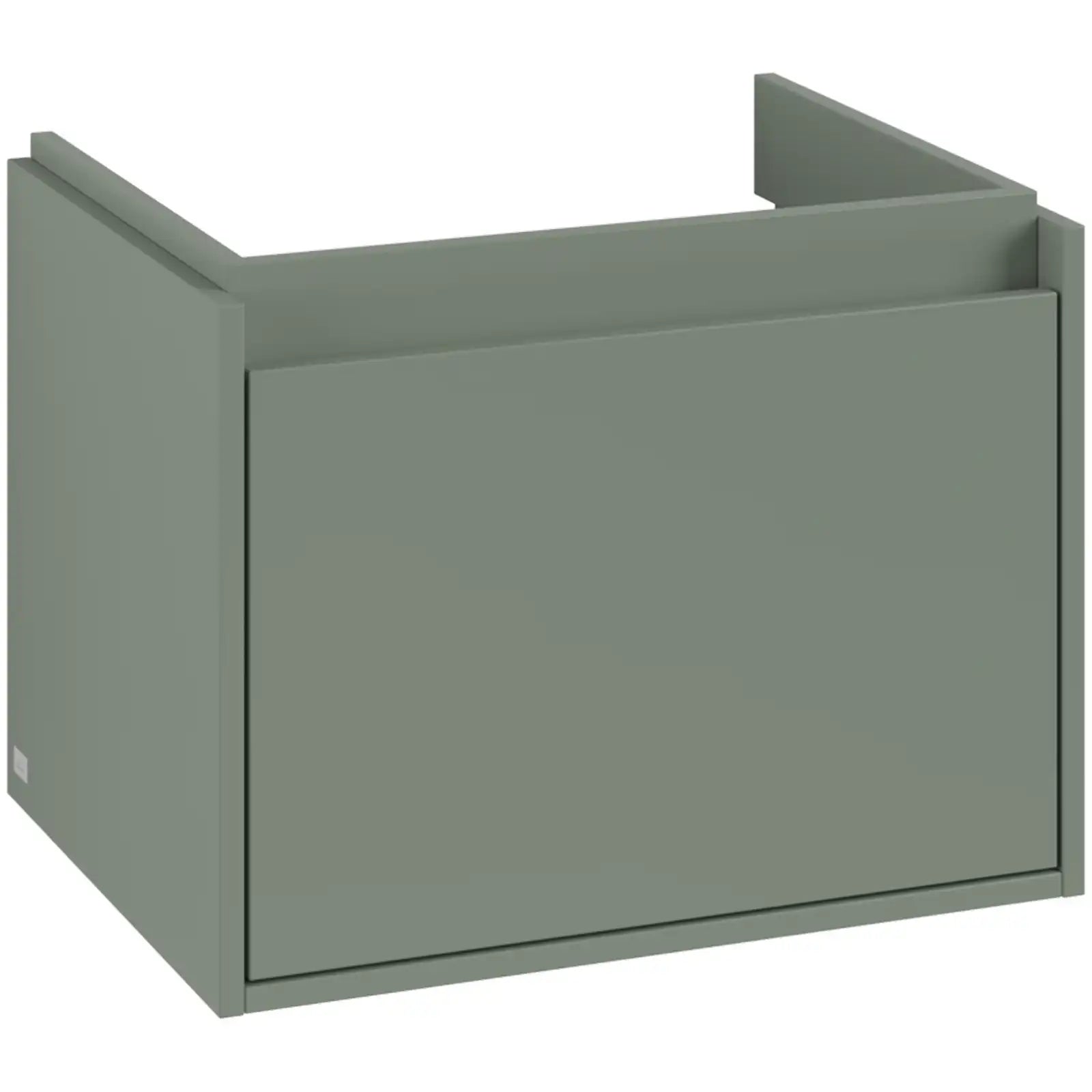 Villeroy & Boch Skyla Soft Green 1 Pull Out Element Vanity Unit & White Alpin Washbasin C78400AF+5A516001