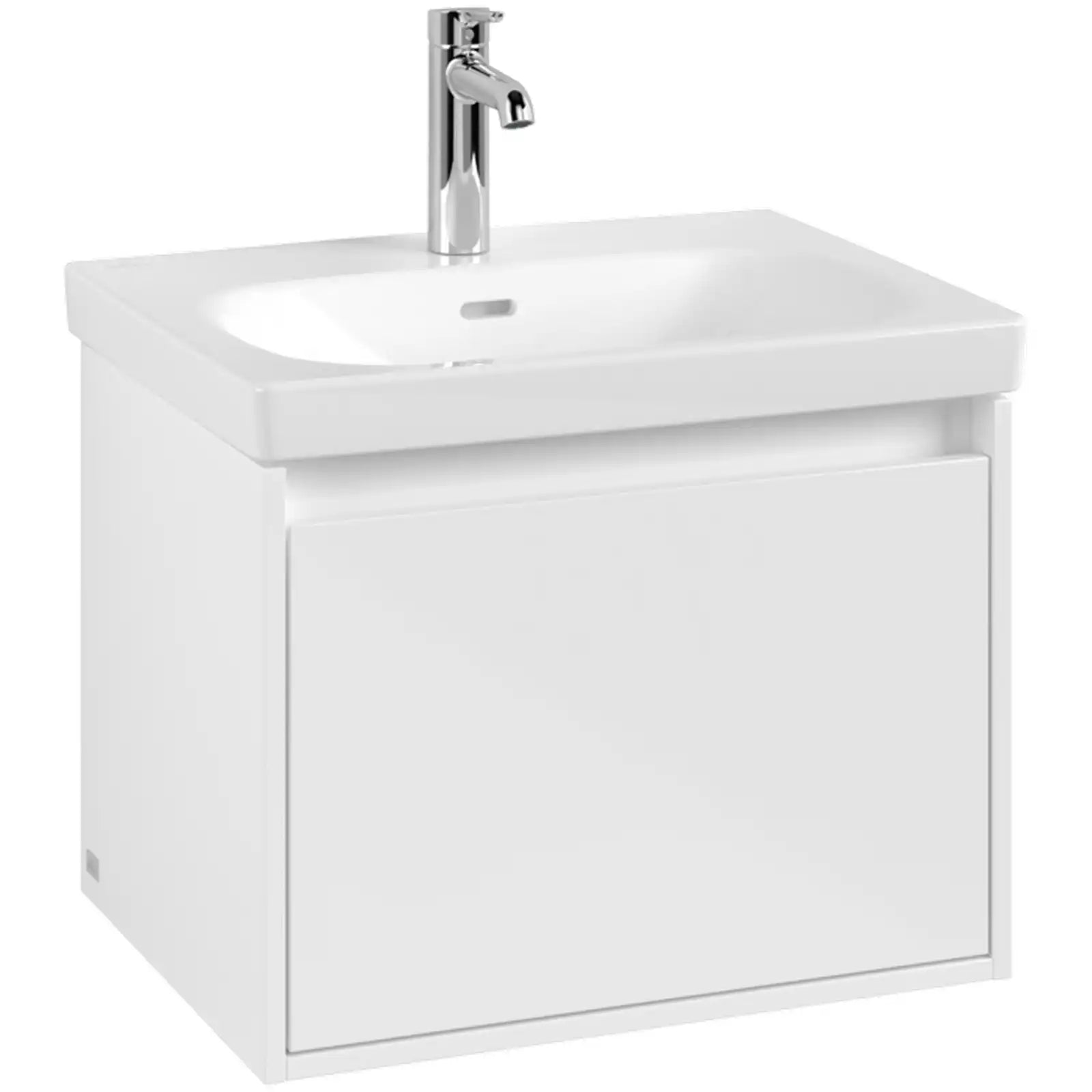 Villeroy & Boch Skyla Brilliant White 1 Pull Out Element Vanity Unit & White Alpin Washbasin C78400VE+5A516001