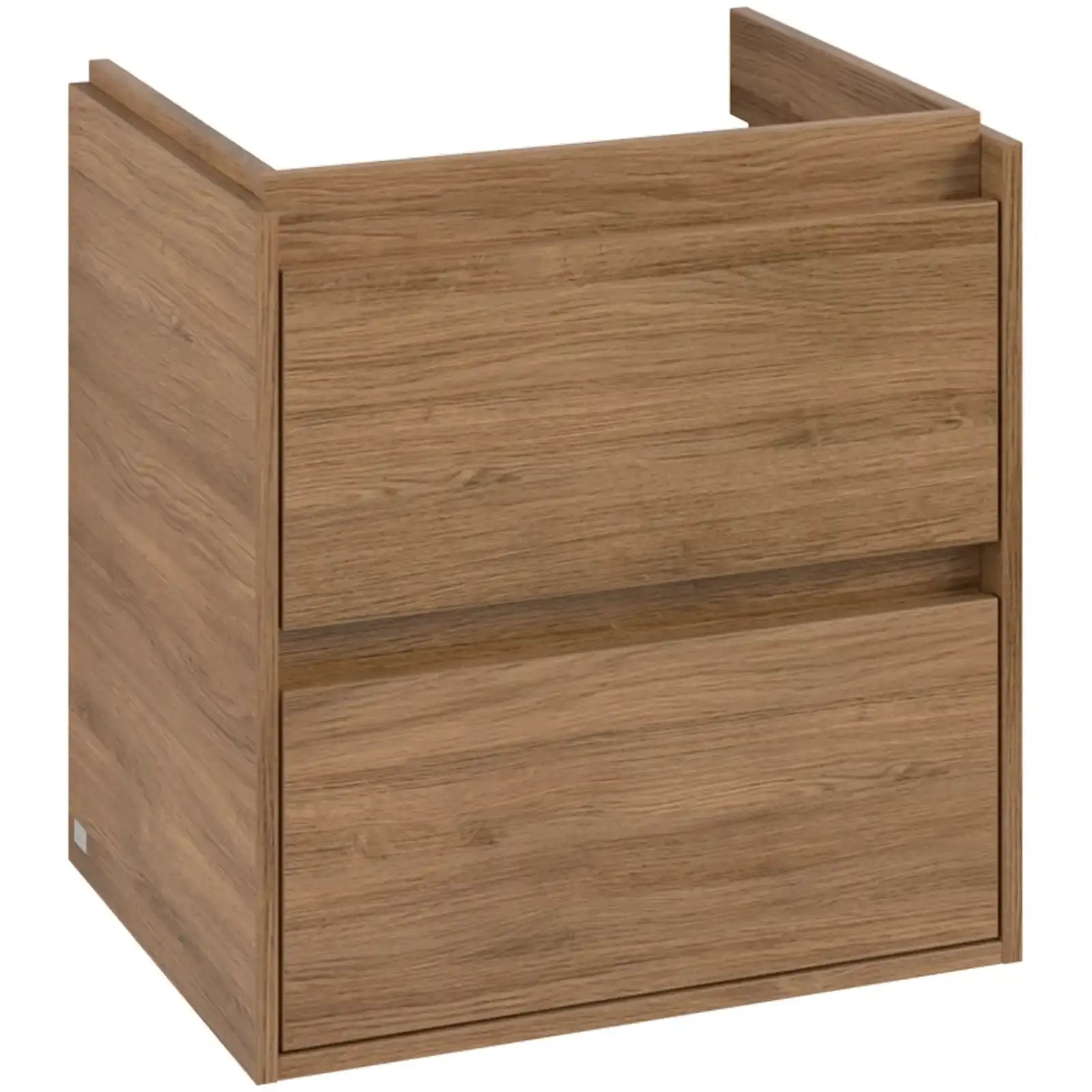 Villeroy & Boch Skyla Oak Kansas 2 Pull Out Element Vanity Unit & White Alpin Washbasin C79400RH+5A516001