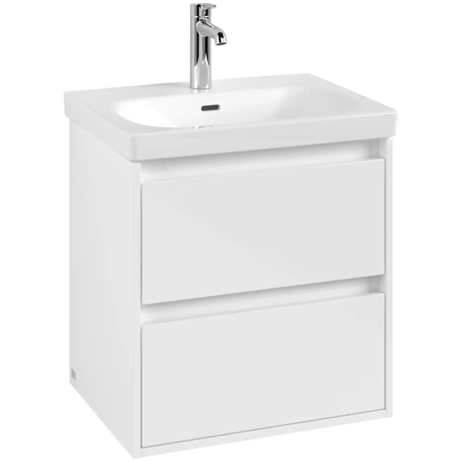 Villeroy & Boch Skyla Brilliant White 2 Pull Out Element Vanity Unit & White Alpin Washbasin C79400VE+5A516001