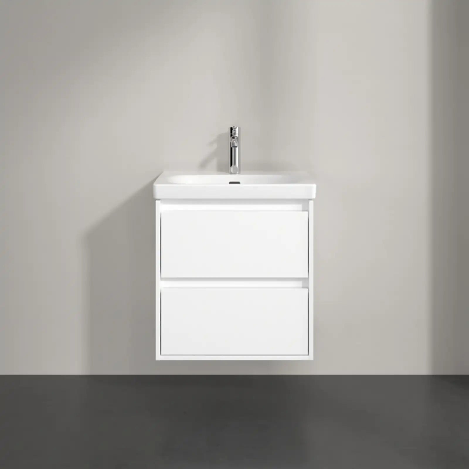 Villeroy & Boch Skyla Brilliant White 2 Pull Out Element Vanity Unit & White Alpin Washbasin C79400VE+5A516001