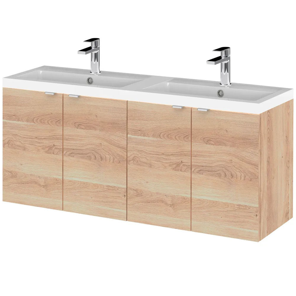 Hudson Reed Fusion 1200mm Wall Hung Vanity Unit and Basin Collection