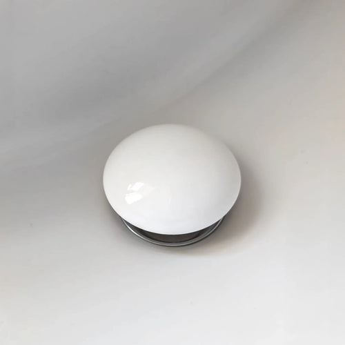 Europa Universal White Ceramic Click Clack Popup Basin Waste