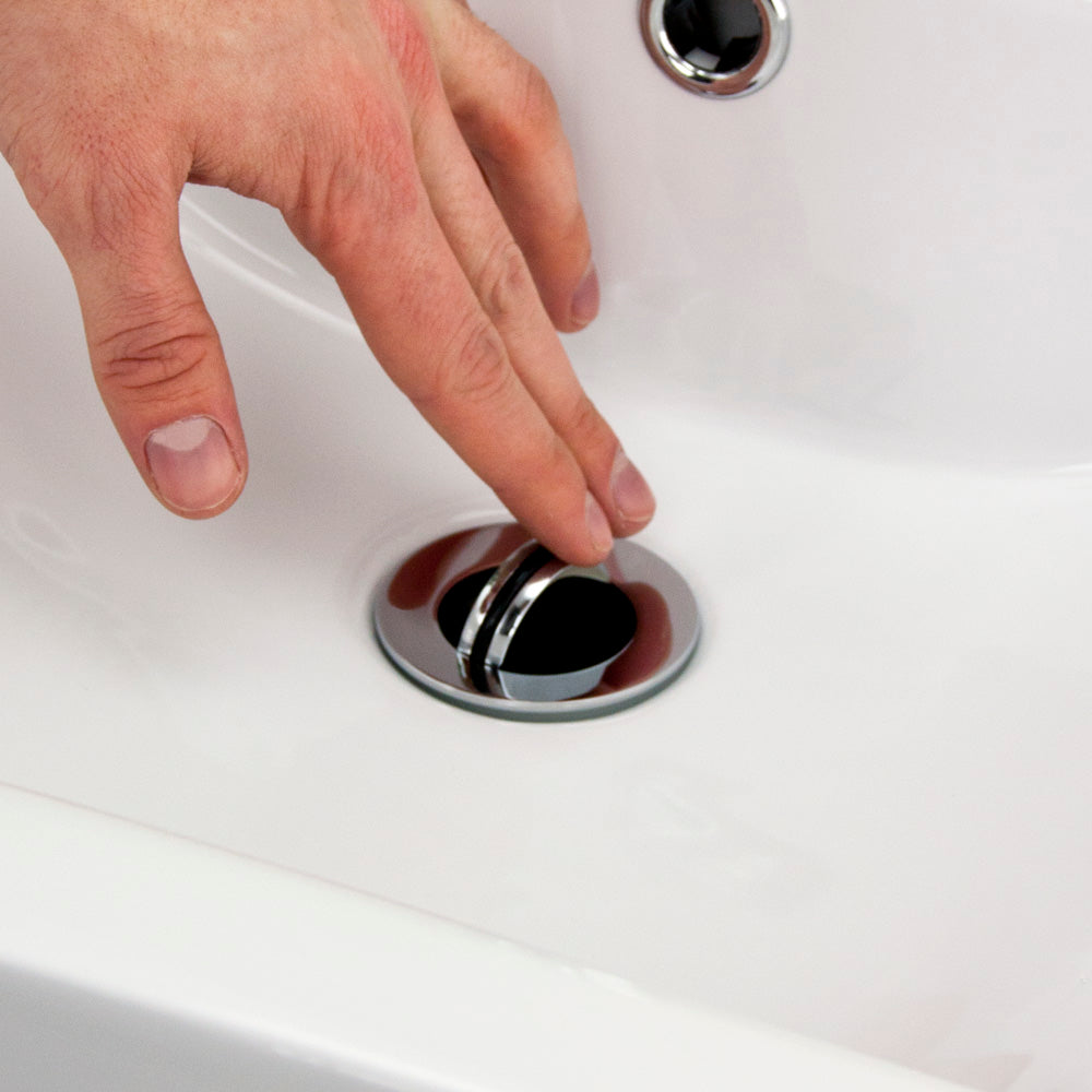 Europa Universal Chrome Flip Top Spinner Basin Waste